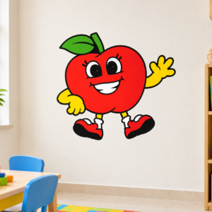 16 inch Apple wall sticker made from EVA foam sheet